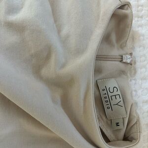 SEY Studio Cream Top